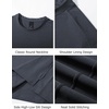 image:imageFlygo Mens Workout Shirts Athletic Running Gym Short Sleeve TShirts Top  Quick Dry Sun Protection Cooling Active Tee Top Stretchy Breathable Moisturewicking Fitness Hiking Climbing CyclingBlackwhitedarkgrey