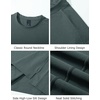 image:imageFlygo Mens Workout Shirts Athletic Running Gym Short Sleeve TShirts Top  Quick Dry Sun Protection Cooling Active Tee Top Stretchy Breathable Moisturewicking Fitness Hiking Climbing CyclingGreygreen
