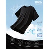 image:imageFlygo Mens Workout Shirts Athletic Running Gym Short Sleeve TShirts Top  Quick Dry Sun Protection Cooling Active Tee Top Stretchy Breathable Moisturewicking Fitness Hiking Climbing CyclingBlack