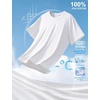 image:imageFlygo Mens Workout Shirts Athletic Running Gym Short Sleeve TShirts Top  Quick Dry Sun Protection Cooling Active Tee Top Stretchy Breathable Moisturewicking Fitness Hiking Climbing CyclingBlackwhitedarkgrey