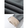 image:imageFlygo Mens Fleece Lined Pants Winter Active Track Joggers Sweatpants  Fully Warm Sherpa Lining Thermal Pants Men Drawstring Elastic Waist Pockets Running Athletic Workout Fleece JoggerNavyribbed Bottom