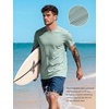 image:imageFlygo 15 Pack Mens Workout Shirts Dry Fit Underarm Mesh Cooling Gym Tops  Quick Dry Athletic Tees Moisture Wicking Crewneck Short Raglan Sleeve Breathable Mesh Plain T Shirts for Fitness RunningBlackwhitegreydarkgreybeangreen