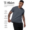 image:imageFlygo 15 Pack Mens Workout Shirts Dry Fit Underarm Mesh Cooling Gym Tops  Quick Dry Athletic Tees Moisture Wicking Crewneck Short Raglan Sleeve Breathable Mesh Plain T Shirts for Fitness RunningDarkgrey