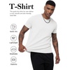 image:imageFlygo 15 Pack Mens Workout Shirts Dry Fit Underarm Mesh Cooling Gym Tops  Quick Dry Athletic Tees Moisture Wicking Crewneck Short Raglan Sleeve Breathable Mesh Plain T Shirts for Fitness RunningWhite