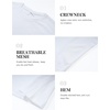 image:imageFlygo 15 Pack Mens Workout Shirts Dry Fit Underarm Mesh Cooling Gym Tops  Quick Dry Athletic Tees Moisture Wicking Crewneck Short Raglan Sleeve Breathable Mesh Plain T Shirts for Fitness RunningWhite