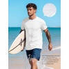 image:imageFlygo 15 Pack Mens Workout Shirts Dry Fit Underarm Mesh Cooling Gym Tops  Quick Dry Athletic Tees Moisture Wicking Crewneck Short Raglan Sleeve Breathable Mesh Plain T Shirts for Fitness Running5pcswhite