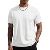 image:imageFlygo 15 Pack Mens Workout Shirts Dry Fit Underarm Mesh Cooling Gym Tops  Quick Dry Athletic Tees Moisture Wicking Crewneck Short Raglan Sleeve Breathable Mesh Plain T Shirts for Fitness RunningWhite