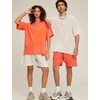 image:imageFlygo 3 Pack Mens Oversized T Shirts Summer Cotton Washed Baggy TeeBlackbeigeorange
