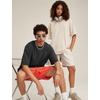 image:imageFlygo 3 Pack Mens Oversized T Shirts Summer Cotton Washed Baggy TeeBlackbeigerose