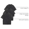 image:imageFlygo 3 Pack Mens Oversized T Shirts Summer Cotton Washed Baggy TeeBlackblackblack