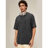 image:imageFlygo 3 Pack Mens Oversized T Shirts Summer Cotton Washed Baggy TeeBlackdarkgreygrey