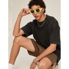image:imageFlygo 3 Pack Mens Oversized T Shirts Summer Cotton Washed Baggy TeeBlackgreyblue