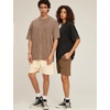 image:imageFlygo 3 Pack Mens Oversized T Shirts Summer Cotton Washed Baggy TeeBlackgreykhaki