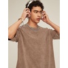 image:imageFlygo 3 Pack Mens Oversized T Shirts Summer Cotton Washed Baggy TeeBlackgreykhaki