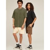 image:imageFlygo 3 Pack Mens Oversized T Shirts Summer Cotton Washed Baggy TeeBlackgreyolivegreen