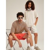 image:imageFlygo 3 Pack Mens Oversized T Shirts Summer Cotton Washed Baggy TeeGreykhakibeige