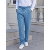 image:imageFlygo Mens Fleece Lined Sherpa Sweatpants Winter Warm Active Jogger PantsBluegreyopen Bottom