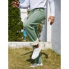 image:imageFlygo Mens Fleece Lined Sherpa Sweatpants Winter Warm Active Jogger PantsGreenopen Bottom