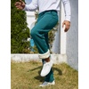 image:imageFlygo Mens Fleece Lined Sherpa Sweatpants Winter Warm Active Jogger PantsLakeblueopen Bottom