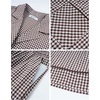 image:imageFlygo Mens Plaid Pajama Sets 2 Piece Button Down Sleepwear with PocketsCoffee