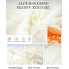 image:imageFlygo Robes for Women Fluffy Fleece Bathrobe Long Shower Bath RobeCream