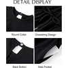 image:imageFlygo Rompers for Women Summer Cap Sleeve One Piece Short JumpsuitBlack