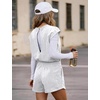 image:imageFlygo Rompers for Women Summer Cap Sleeve One Piece Short JumpsuitLightgrey