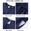 image:imageFlygo Rompers for Women Summer Cap Sleeve One Piece Short JumpsuitNavyblue