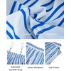 image:imageFlygo Striped Pajamas Set for Womens Lounge Set 2 Piece Cute Short Pjs SetsBlue