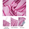 image:imageFlygo Striped Pajamas Set for Womens Lounge Set 2 Piece Cute Short Pjs SetsPink