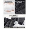 image:imageFlygo Women Winter Pants Lightweight Quilted Puffy Baggy Snow PantsBlack