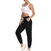 image:imageFlygo Womens Cargo Hiking Pants Casual Athletic Outdoor Workout Joggers SweatpantsBlack