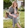 image:imageFlygo Womens Gingham Pajama Set 2 Piece Cotton Pjs Lounge SetsBlack