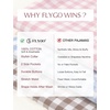 image:imageFlygo Womens Striped Pajama Sets Soft 2 Piece Cotton Sleepwear PjsKhaki