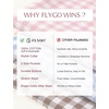 image:imageFlygo Womens Striped Pajama Sets Soft 2 Piece Cotton Sleepwear PjsPink