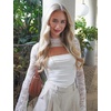 image:imageLace Long Sleeve Sexy Tops for Women Slim Going Out Crop TopWhite