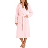 image:imageFlygo Robes for Women Fluffy Fleece Bathrobe Long Shower Bath RobePink
