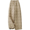 image:imageFlygo Women Winter Pants Lightweight Quilted Puffy Baggy Snow PantsLight Khaki