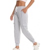 image:imageFlygo Womens Cargo Hiking Pants Casual Athletic Outdoor Workout Joggers SweatpantsGrey