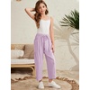 image:imageFlygo Girls Wide Leg Pants Casual Palazzo Trousers with Pockets 514YLightpurple