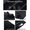 image:imageFlygo Mens Cotton Linen Shorts Sets 2 Piece Beach OutfitBlack