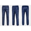 image:imageFlygo Mens Ultralight Winter Warm Down Pants Nylon Compression Snow TrousersBlue