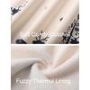 image:imageFlygo Women Girls Cute Fleece Lined Hooded Cape Poncho Cloak Coat01 Beigetreedeer