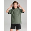 image:imageFlygo Boys Oversized Tshirt Acid Wash Vintage Cotton Crewneck 514YArmy
