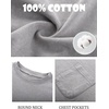 image:imageFlygo Boys Oversized Tshirt Acid Wash Vintage Cotton Crewneck 514YLightgrey
