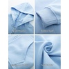 image:imageFlygo Unisex Boys Girls Hoodie Sweatshirt Zip Up Hooded Thin JacketsBlue