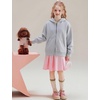image:imageFlygo Unisex Boys Girls Hoodie Sweatshirt Zip Up Hooded Thin JacketsLightgrey
