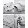 image:imageFlygo Unisex Boys Girls Hoodie Sweatshirt Zip Up Hooded Thin JacketsLightgrey