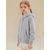 image:imageFlygo Unisex Boys Girls Hoodie Sweatshirt Zip Up Hooded Thin JacketsLightgrey