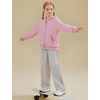 image:imageFlygo Unisex Boys Girls Hoodie Sweatshirt Zip Up Hooded Thin JacketsPink